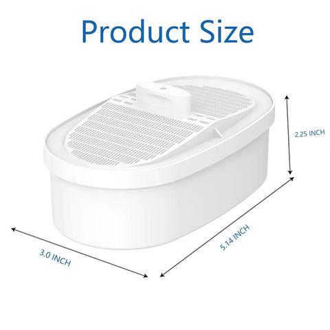 Replacement Filter For Waterdrop WD PF 01A Plus Pitchers And Dispensers dimensions 5.14x3.0x2.25 inches
