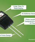 Dual Probe Soil pH Meter For Accurate pH Testing, Auto Readout And Easy Balance, No Batteries Needed, Rugged Garden Gadget