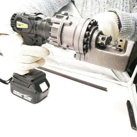 Cordless Rebar Cutter RC16B Portable Construction Tool Cuts 4mm To 16mm Rebar In Seconds With 13 Ton Capacity 18V 4.0Ah Li Ion Battery