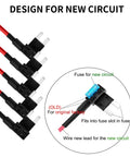Mini Add A Circuit Fuse Tap Kit 12V 5 Pack With Blade Fuse Holders And 15A Mini ATM Fuses Waterproof And Anti Rattle