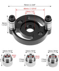 Self Centering Doweling Jig With Straight Hole Guide For Precise Woodworking Including 6mm 8mm And 10mm Bushings And Accurate Hole Locator