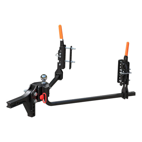 Trailer Mounted Weight Distribution Hitch With Sway Control And Quick Connect For Easy Hitching Two Point System Beefy Build For Easy Hookup