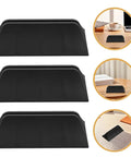 18 Pack Desk Panel Clamp Screen Clips For Office Privacy And Desk Dividers Shelf shown in black on wooden desk