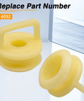 Shift Cable Bushing Kit For Transmission Shifter Linkage TPU Replacement Set 14092, two yellow bushings with part number