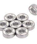 608-2RS Skateboard Bearings 8x22x7mm High Speed Smooth And Durable For Longboards Inline Skates Rollerblades White Pack Of 8 Replacement Bearings