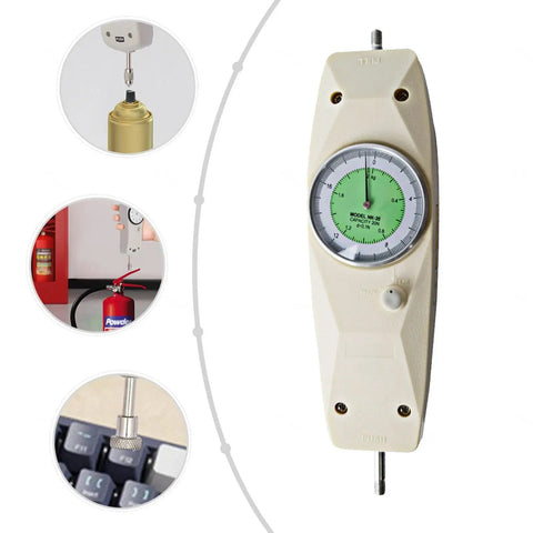 Handheld Force Gauge NK20 Analog Push Pull Gauge With One Percent Accuracy Portable Pro Grade Precision Measuring Instrument For Experiments Electronics Auto Parts And Industrial Testing, 20N dial gauge
