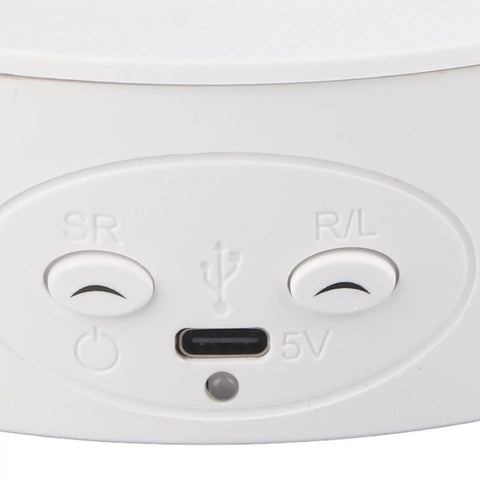 Control panel of Heavy Duty Electric Rotating Display Stand With 6.6lb Load Capacity featuring USB connection.