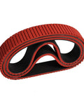 High Friction Red Rubber Drive Belt With Grooves For Fast Card Feeder And Auto Counter Machines, Built For Smooth Power Transmission, Stable Operation, Durable Conveyor Belt, Size 950-200-7mm