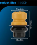 2 Pack Rear Bump Stop Kit For Honda Odyssey Models 2005-2017, Rubber Jounce Bumper Cushion Absorb Shock And Vibration Direct Mount Replacement Part Restores Smooth Suspension Drive, 7.1cm x 11.7cm