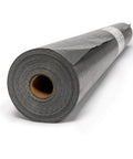 Heavy Duty Synthetic Roof Underlayment Waterproof Felt Alternative With Bold Preprinted Nailing Lines rolled view showing gray surface.