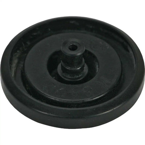 Close-up of black Toilet Fill Valve Seal Replacement for 400A Fits Black Easy Install Direct Replacement Gasket in circular shape
