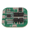Heavy Duty 4S 20A 14.8V Lithium Ion 18650 Battery Management System Board, 35x35mm with S-8254AA chip and MOS switches.