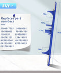 Upgrade Dishwasher Lower Spray Arm Replacement For Frigidaire And Kenmore Models 5304517203 product dimensions chart