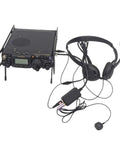 Electret Microphone Headset With 8 Pin Modular PTT Adapter Cable For Ham Radio Transceivers FT817ND FT818ND FT857D FT897 FT991A FTX1 FT710