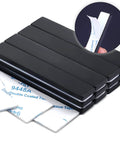 MIKEDE 20-pack magnet bars, extra-strong neodymium magnets with black epoxy and double-sided adhesive, 60 x 10 x 3 mm