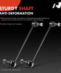 Front Sway Bar Link Stabilizer For Nissan Altima 2007-2021, Maxima 2009-2014 And 2016-2021, Murano 2009-2021, Pathfinder 2013-2020, Rogue 2008-2019, Rogue Sport 2017-2019, Infiniti JX35 2013, QX60 2014-2020, Smooth Ride, Precise Handling. Alloy steel front sway bar links