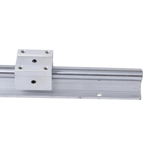 SBR 16 1500mm Linear Guide Rail Kit With Four SBR16UU Bearing Blocks Sliders For CNC Machines Industrial Grade Rails Smooth Operation High Rigidity And Precise Motion Control, single carriage on rail