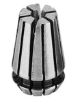 High Precision Cnc Milling Collet Set Made From Durable 65Mn Steel For Quarter Inch And Eighth Inch Shank Bits Close-Up View