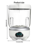Mini Portable Washing Machine for Socks and Undies 1.6L Cordless USB Rechargeable Battery Operated size dimensions shown.