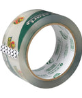 Single roll of EZ Start Packing Tape Refill Four Roll Bundle 1.88 Inch By 54.6 Yard Clear Frustration Free Unrolls Smoothly Whisper Quiet Release