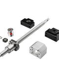 Anti Backlash Ball Screw Kit SFU RM1605 800mm with Metal Deflector Ball Nut Housing BK BF12 End Supports Coupler and Screw Nut Housing
