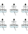 Recessed Can Light To Pendant Conversion Kit 6 Pack White Finish Easy Install No Fuss Transform Ceiling Can Lights Into Sleek Pendant