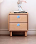 Set Of Six Star Shaped Ceramic Cabinet Knobs With Glossy Finish For Kitchen Drawers And Dressers Totally Swoon Worthy Home Refresh Upgrade Giving Your Furniture Major Glow Up Matching Mounting Hardware Included Vintage Nordic Style Accents on wooden nightstand.