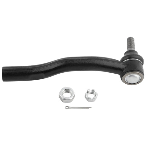 2 Piece Front Outer Tie Rod Ends Replacement Kit For Lexus ES300 2002 2003, Toyota Camry 2002 2003, Highlander 2001 2003 ES3601 ES3600 Front Left Right, black steel