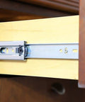 20 Inch Double Spring Soft Close Drawer Slides 10 Pair Full Extension Ball Bearing 100 Lbs Capacity Heavy Duty Hardware installed