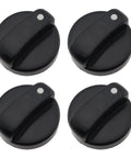 Universal 1.7 Inch Black Patio Heater Control Knob Replacement Part For Outdoor Propane And Natural Gas Heaters Fireplaces And Gas Grills Easy Install Pack of 4