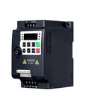3 Phase VFD Variable Frequency Drive Inverter 0.75KW To 5.5KW 220V-380V For 3 Phase Motors, front view with terminal block and control panel