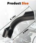 Rugged Heavy Duty Racing Fuel Jug Replacement Kit Hose Bender shown with dimensions for 5.5 Gallon Jugs Universal Fit