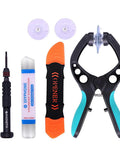 Dudes Totally Vouch For This Slick Four In One Cell Phone Repair Tool Kit Packed With Precision Screwdriver Suction Cup Plier And Dual Hinged Blade Opener For No Sweat Lcd Screen Fixes, featuring 4 tools.