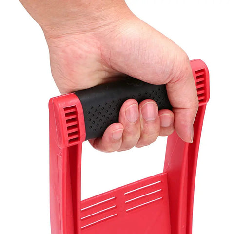 2 Pack Drywall Carrier Handles For Lifting Large Panels, ABS Plastic Panel Carrier Tool With Non Slip TPR Grip in hand