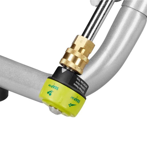 All In One Pressure Washer Nozzle For Gas Or Electric With Five Pattern Spray 0 25 40 Soap Easy Rotating Adjustment Works Up To 3300 PSI