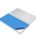 Dope Ultra Slim Aluminum Heatsink Kit 100x50x4mm with pre-applied thermal conductive tape visible, angled view