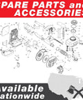 Diagram of spare parts and accessories for Backpack Mosquito Fogger And Garden Sprayer With Turbo Fogger, 3HP Power.