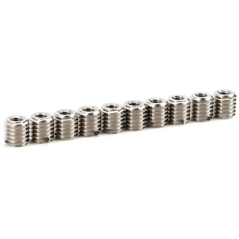 Top 10Pc Reducing Nut Thread Insert Kit Made From Durable 303 Stainless Steel Fix Stripped Holes Like A Pro In Cars And Machinery With Strong M4x0.7 Female By M8x1.25 Male Fit For Any Heavy Duty Repair Job Right Now, 10 pcs
