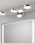 3 Light LED Vanity Sconce For Bathroom Mirror Up Down Chrome Wall Lights 21.26 Inch Long 4000K Daylight Modern Bath