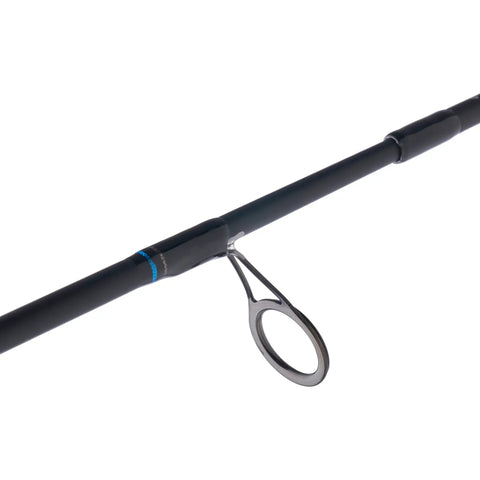 GX2 Youth Spinning Rod And Reel Combo, 5 Foot 6 Inch, Blue And Silver, 2 Piece Graphite And Fiberglass Rod Close-up with Clear Tip Design