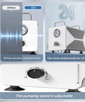 Professional Oil Free Diaphragm Vacuum Pump With Adjustable Pressure For Precise Liquid Filtration And Lab Extraction showing adjustable speed dial.