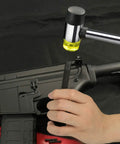 Using Roll Pin Punch Set With Storage Pouch And Hammer, 9 Piece Beefy Hardened Steel Removal Toolkit for rifle pin removal