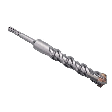 Side view of SDS Plus masonry drill bit for concrete, 7/8 in diameter, 8-1/4 in length