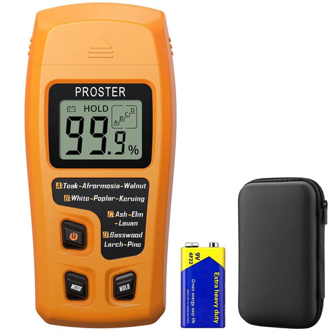 Wood Moisture Meter Digital Pin Type Moisture Detector For Wood Firewood Paper And Floor With Easy To Use Damp Tester