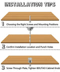 Installation tips for Built Like A Tank DIY Cabinet Drawer Pull Bases and Heavy Duty Screws for Epoxy Silicone Molds.