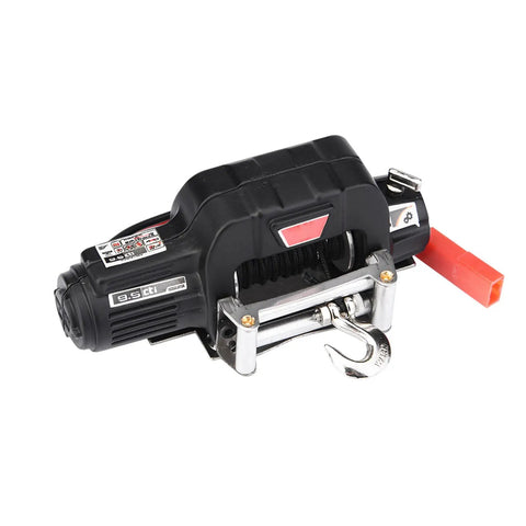 Top Notch 1/10 Scale RC Crawler Winch Set With Control System, Fairlead And Hook For HSP And Axial Off Road Crawling Cars Ready To Roll.