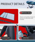 Inflatable Wing Surfing Kit For Foil Kitesurfing And Wind Foil showing window design, comfort handle, and safety valve