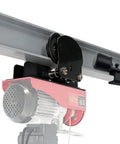 Heavy Duty Trolley Assembly For I Beam With Electric Hoist Limit, Manual Trolley Stopper Hardware, carbon steel, rubber pads