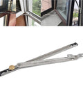 10 Piece Child Safety Locks Set for Windows Cabinets and Doors windproof window restrictor close-up view