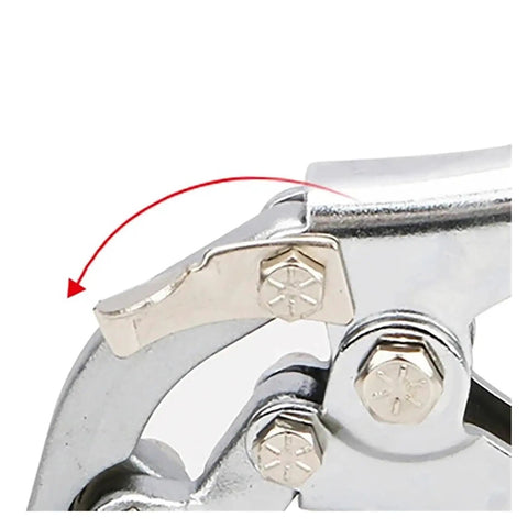 Heavy Duty Sheet Metal Bending Pliers Rock Solid Straight Jaw Hand Seamer For Flattening And Folding Thin Metal Smooth Squeeze Ergonomic Handle Built Tough For Weekender Projects And Shop Jobs